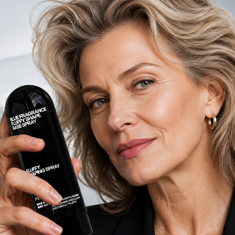 👩Volumengivende stylingspray med ferskenduft til luftigt, fyldigt hår, langtidsholdbar hårspray