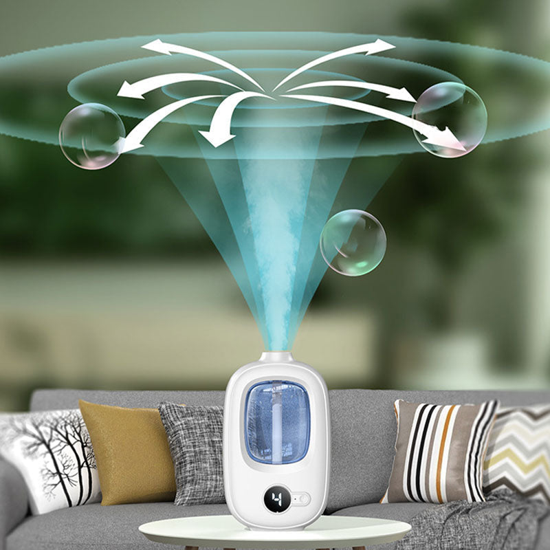 🎶Automatisk aromaterapidiffusor 🌿✨ | Ultralydsforstøvning · Tidsstyret forstøvning · Smart skærm · Kan monteres på væg eller bord