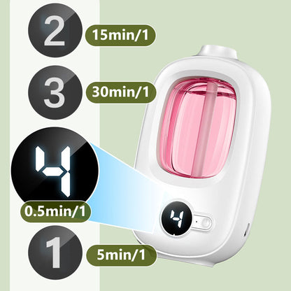 🎶Automatisk aromaterapidiffusor 🌿✨ | Ultralydsforstøvning · Tidsstyret forstøvning · Smart skærm · Kan monteres på væg eller bord