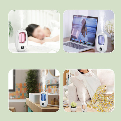 🎶Automatisk aromaterapidiffusor 🌿✨ | Ultralydsforstøvning · Tidsstyret forstøvning · Smart skærm · Kan monteres på væg eller bord