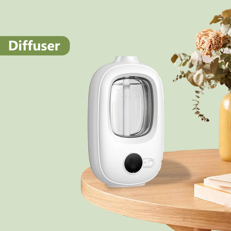 🎶Automatisk aromaterapidiffusor 🌿✨ | Ultralydsforstøvning · Tidsstyret forstøvning · Smart skærm · Kan monteres på væg eller bord