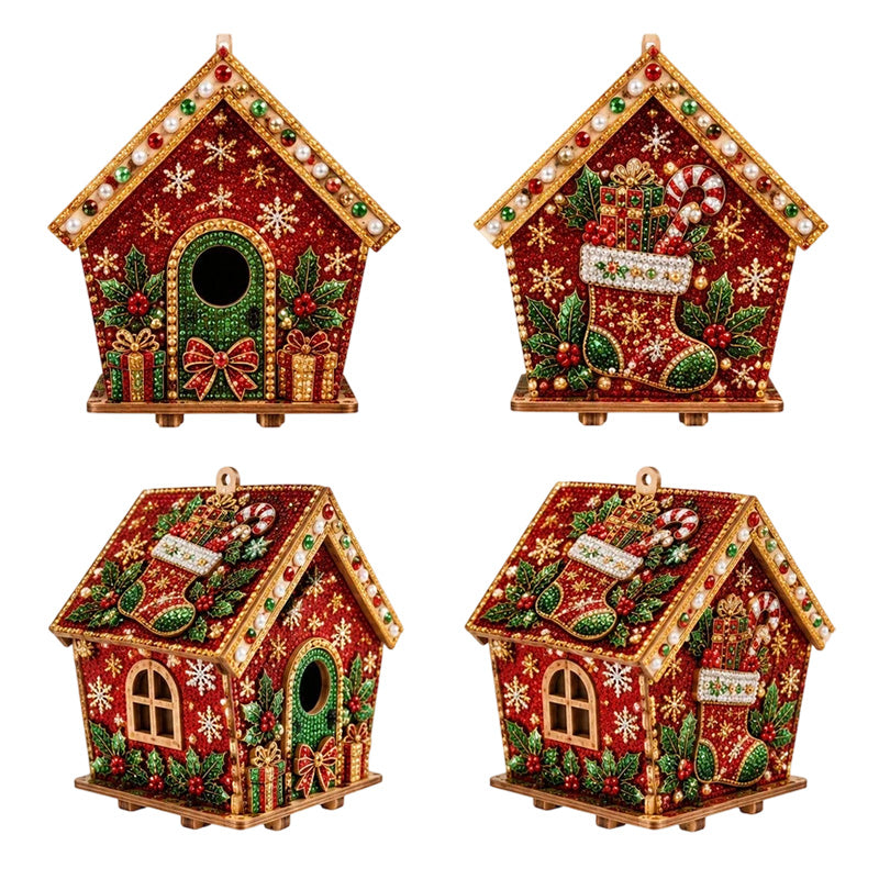 🎄3D-juleperlemaleri – gør-det-selv | Glitrende 3D-perler | Vælg selv dine 3 yndlingsdesign