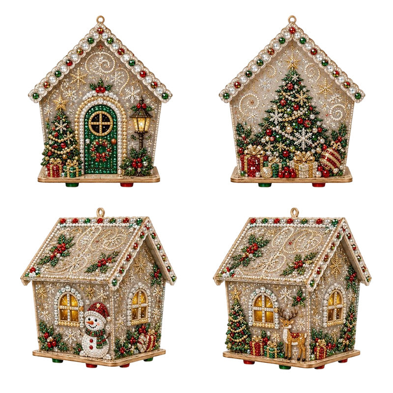 🎄3D-juleperlemaleri – gør-det-selv | Glitrende 3D-perler | Vælg selv dine 3 yndlingsdesign