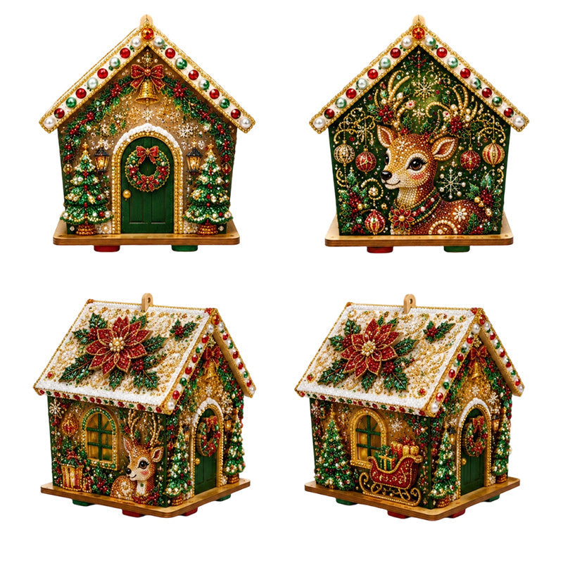 🎄3D-juleperlemaleri – gør-det-selv | Glitrende 3D-perler | Vælg selv dine 3 yndlingsdesign