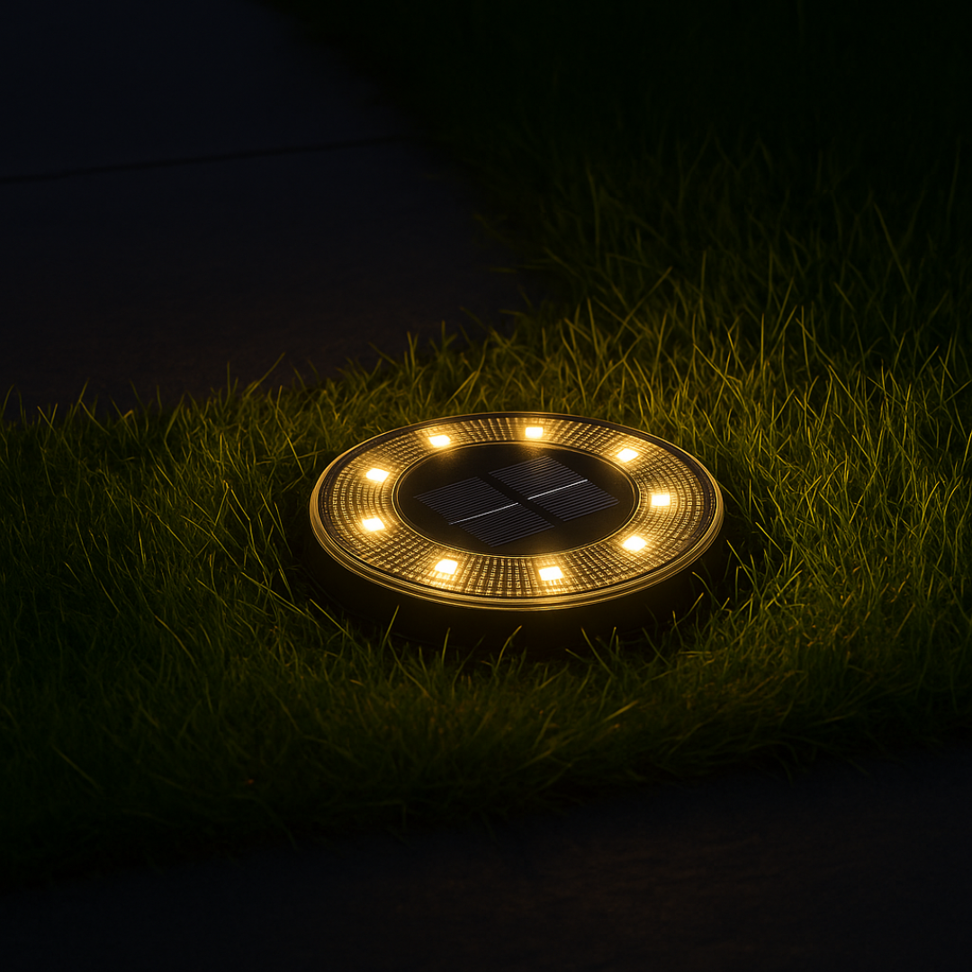 Solvexa™ – Solcelledrevet LED-jordlampe til udendørs brug (4 stk. )