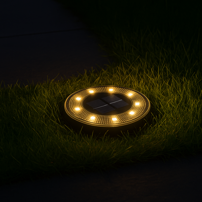 Solvexa™ – Solcelledrevet LED-jordlampe til udendørs brug (4 stk. )