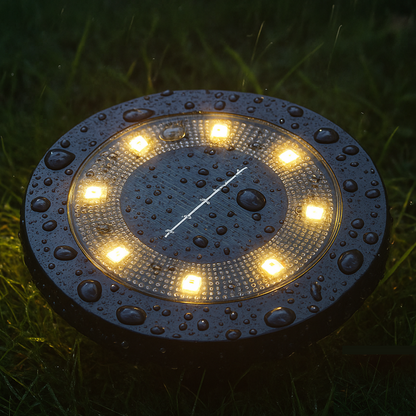 Solvexa™ – Solcelledrevet LED-jordlampe til udendørs brug (4 stk. )